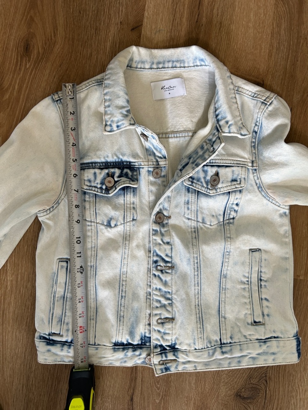 KanCan Light Blue Acid-Wash Denim Jacket - Picture 8 of 8